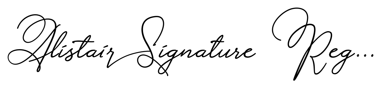 Alistair Signature Regular